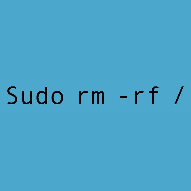 Linux Coding Sudo rm -rf /