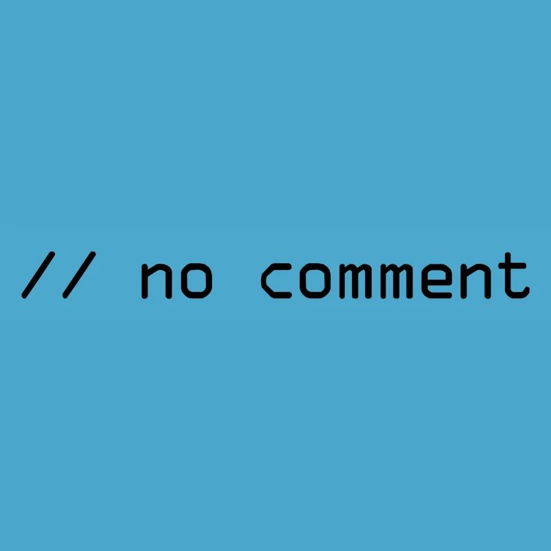 Aucun commentaire de programmation informatif de cadeau disant