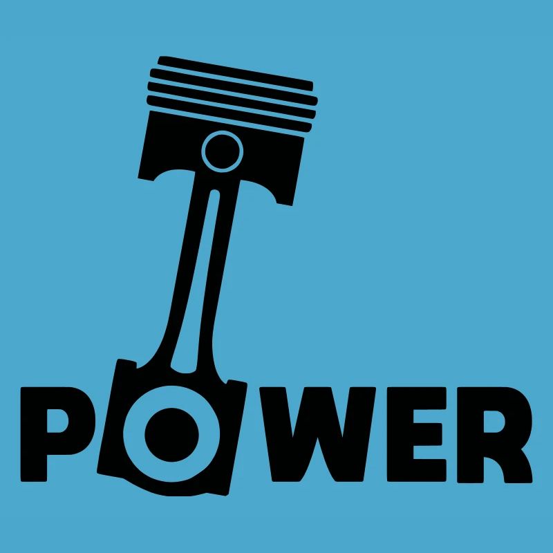 Piston power engine piston force