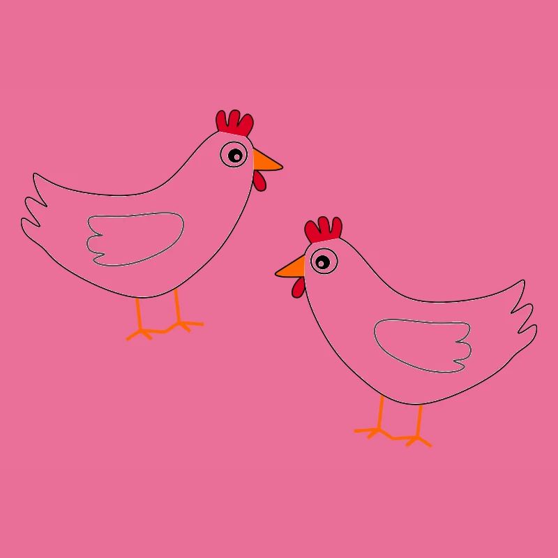 Chicken White White Chickens Hens Easter