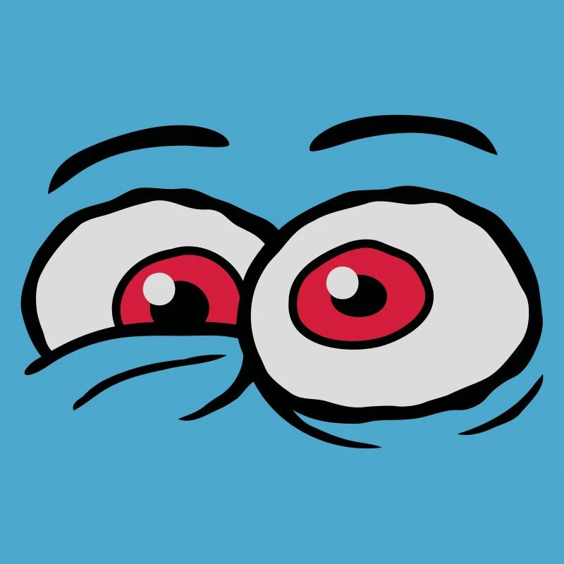 Comic Eyes Crazy Design