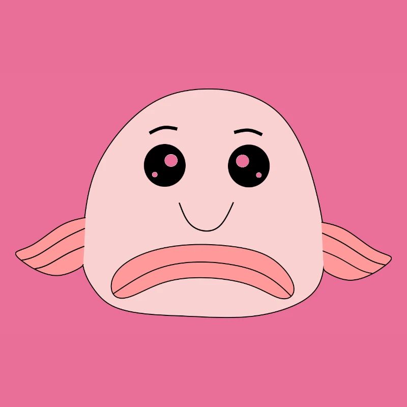 Blobfish fish comic ugly fish