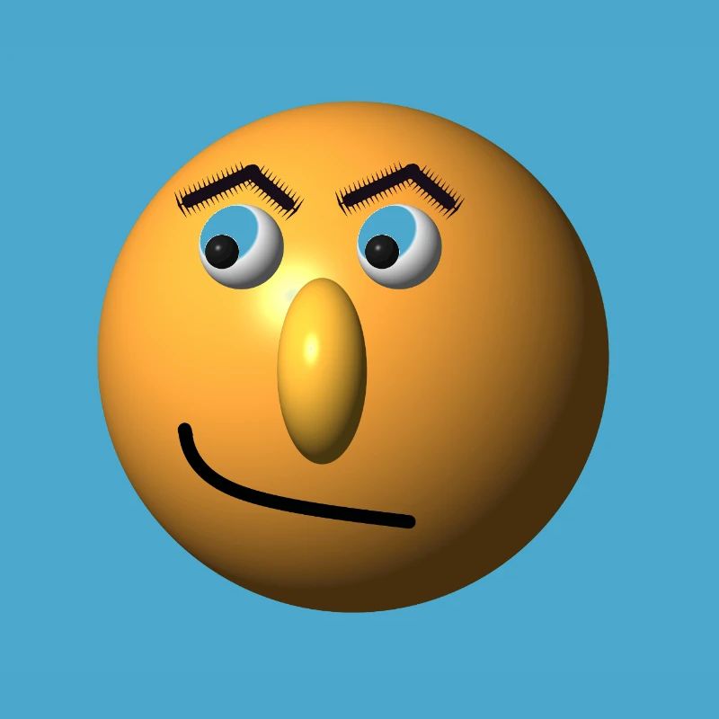 Visage espiègle