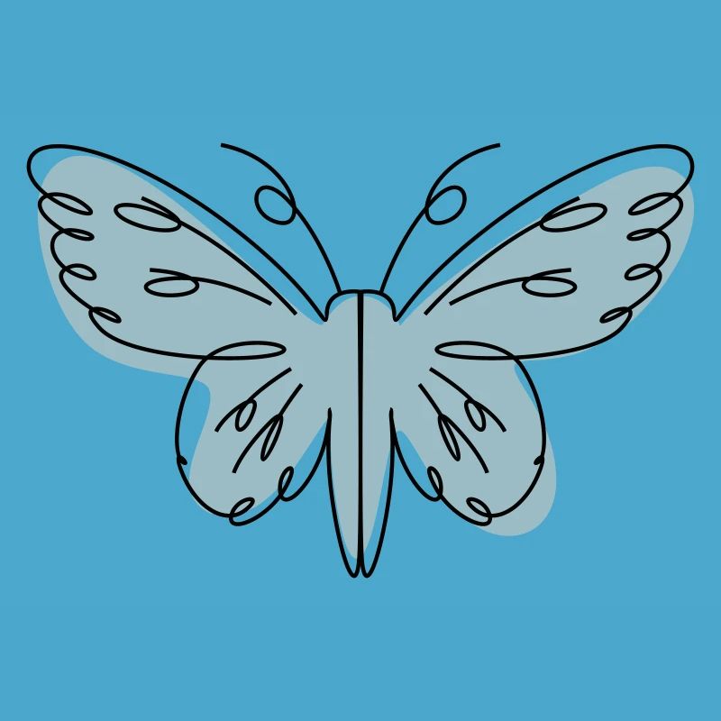 Abstraktes Design Schmetterling
