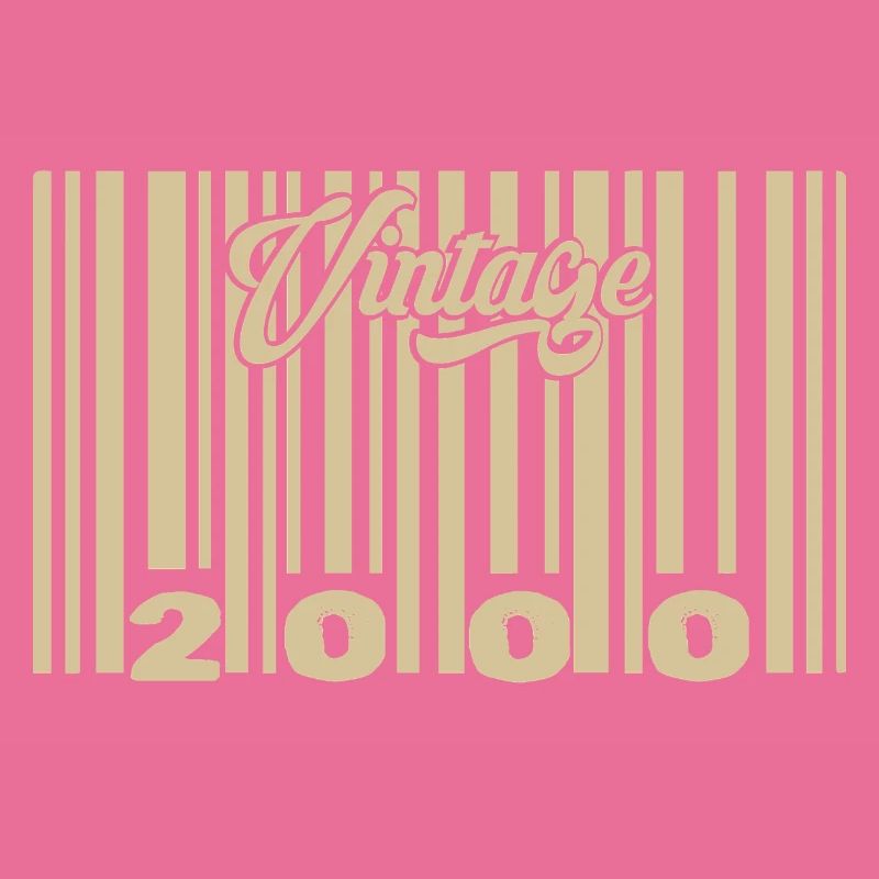 Vintage 2000 Barcode 2000: Year 2025.