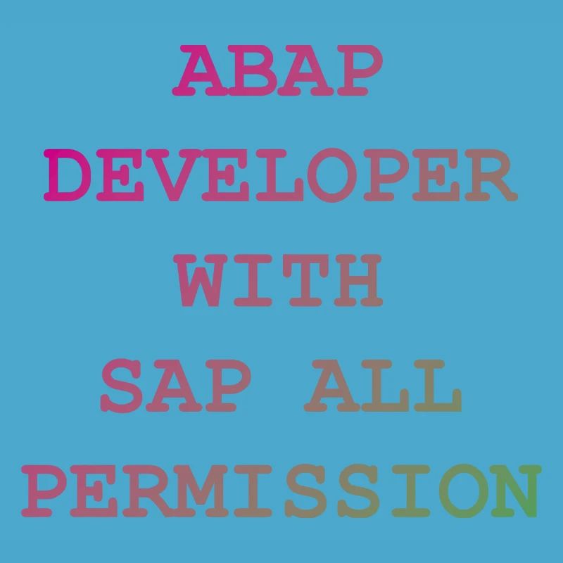 ABAP SAP Developer! idée cadeau