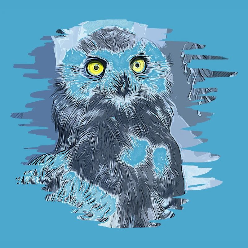 gxp schneeeule vector art