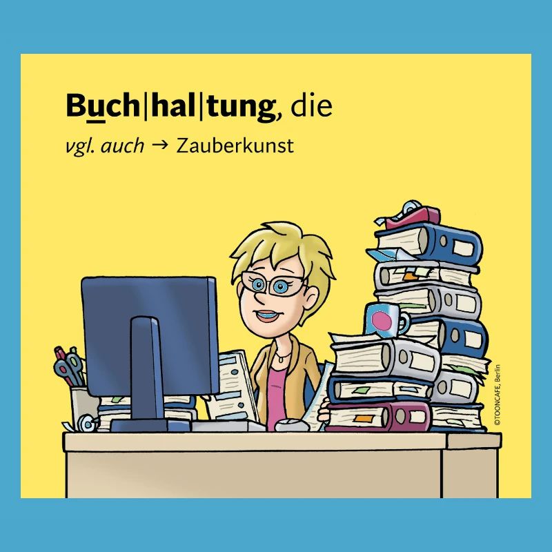 Buchhalterin, Comicfigur