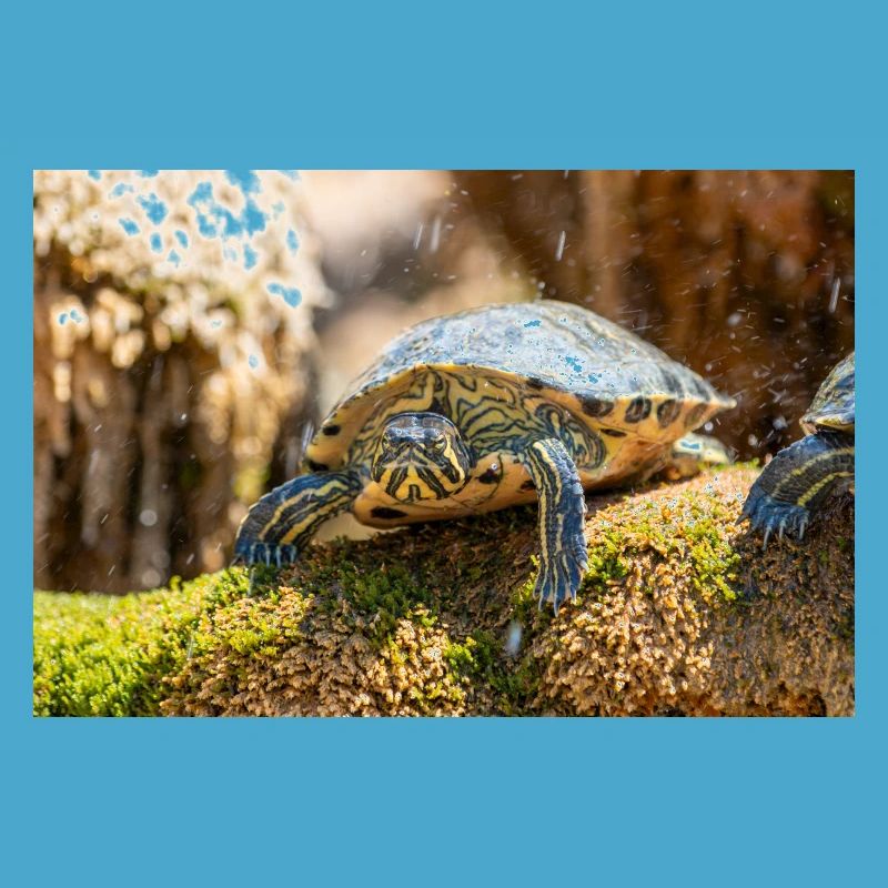 Yellow-bellied slider Trachemys scripta scripta
