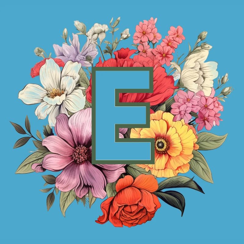 E Bouquet de monogramme