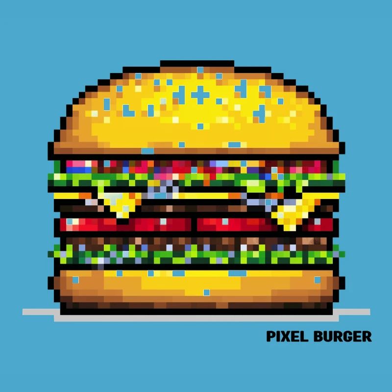 Pixel Hamburger