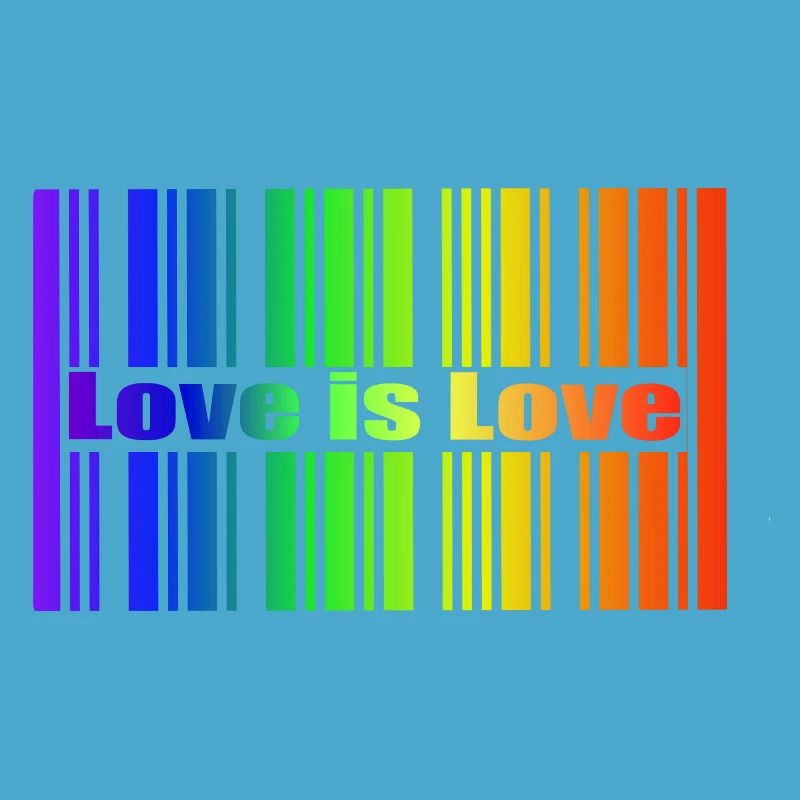Regenbogen Strichcode, Love is Love