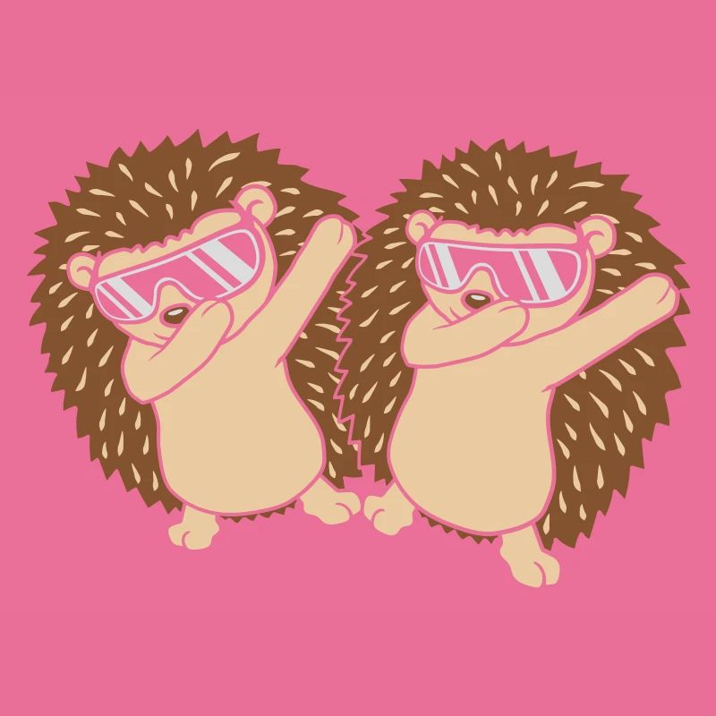Amis Équipe dabbing Hedgehog