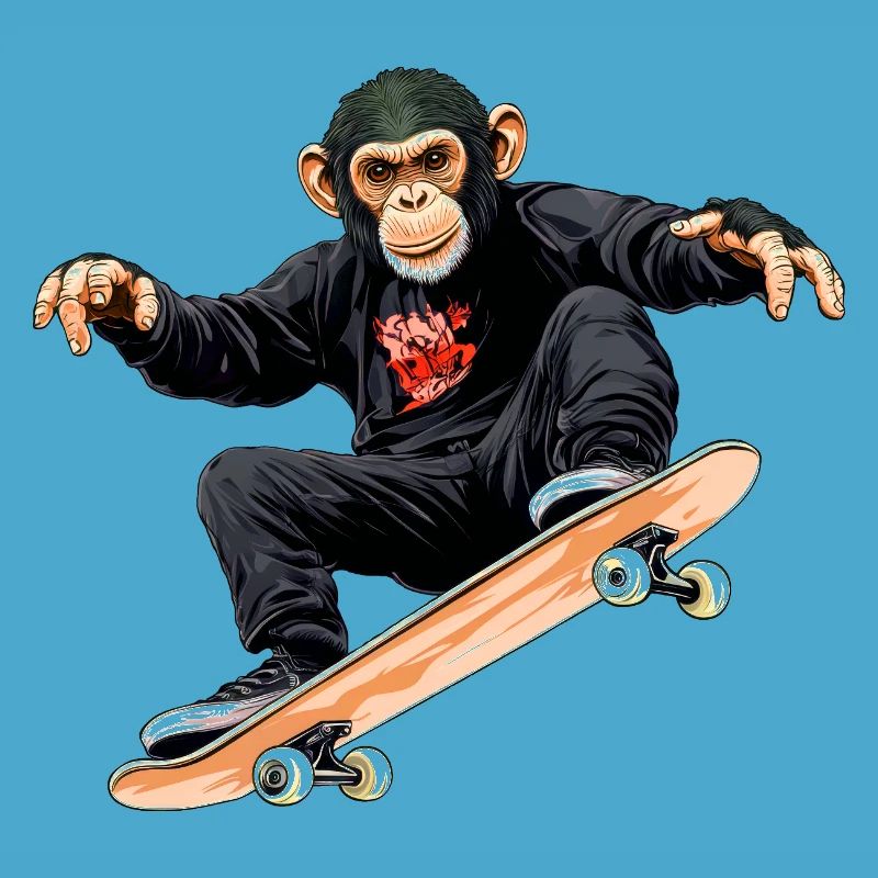 Monkey Skateboard