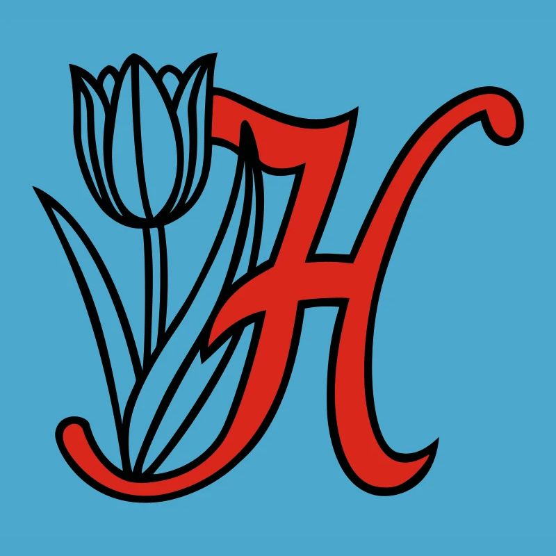 Buchstabe, Initiale, Blume