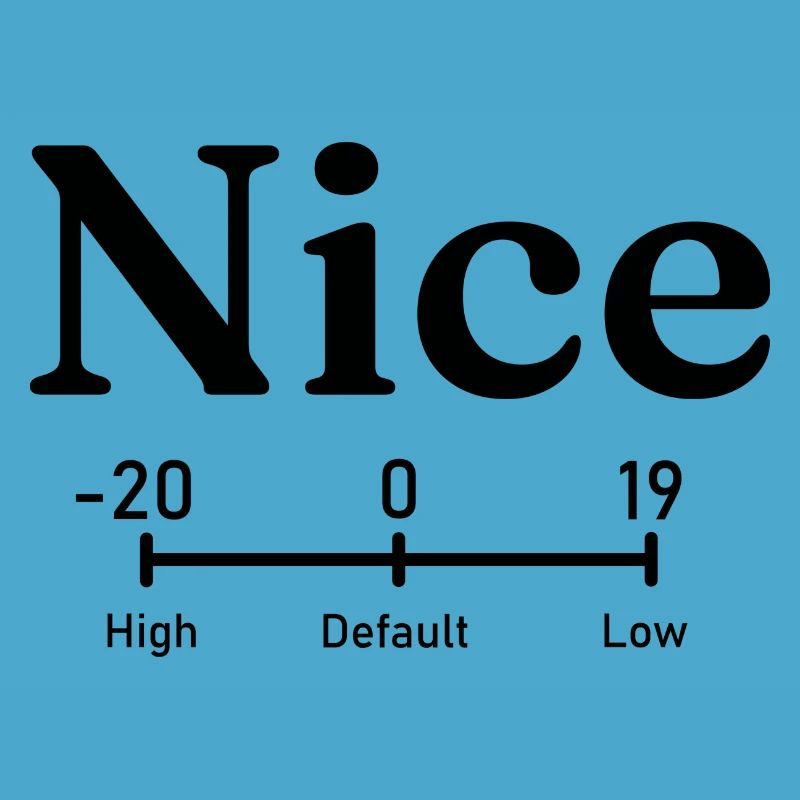 Nice | linux process priority command