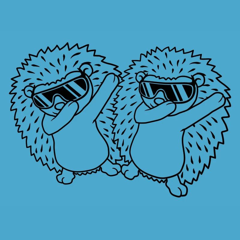 Équipe 2 dabbing Hedgehogs