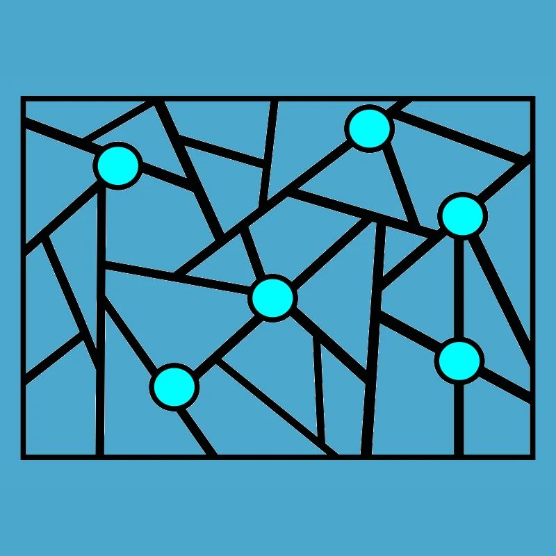 Dessin graphique avec des points