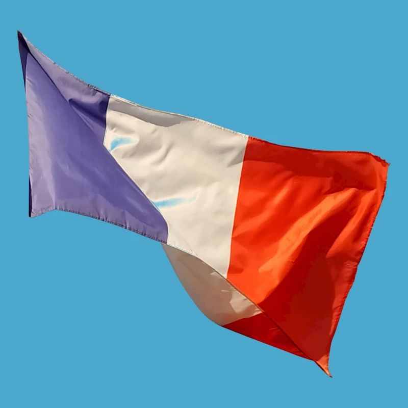Bleu, blanc, drapeau rouge