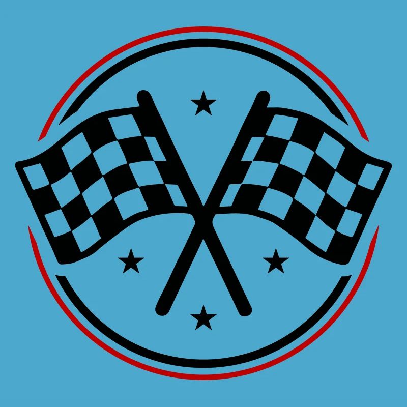 Drapeau de course à damier