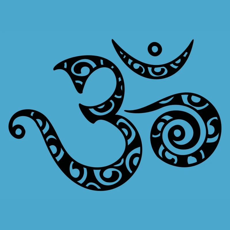 Om, mantra, pattern, 23 colors freely selectable