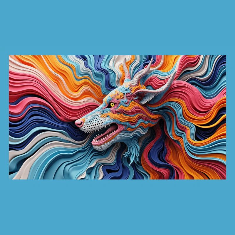 Create A Print In 3D Hyper Realistic