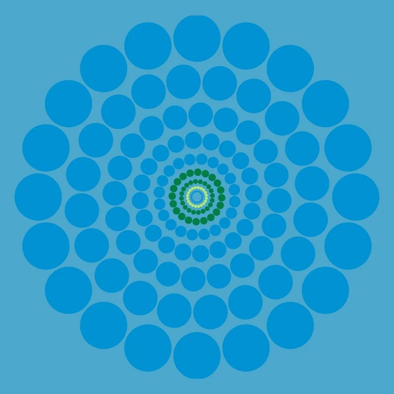 Circle Pattern Art Abstract Magical Gift Cool