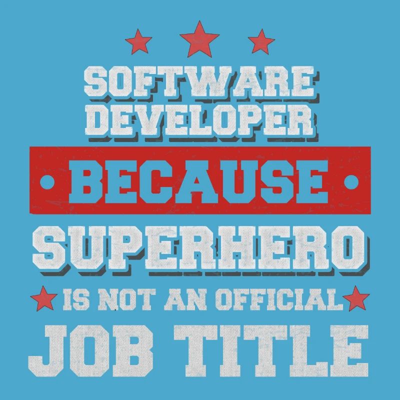 Software Developer Superhero Shirt