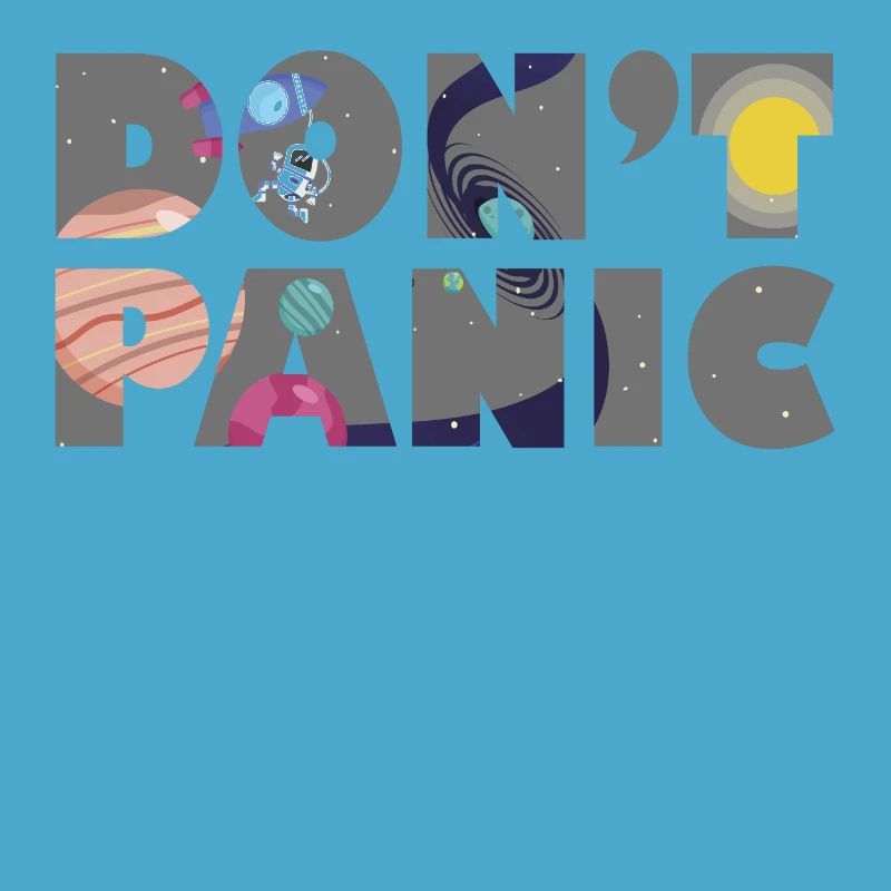 Galaxy Planets Don't Panic Gift
