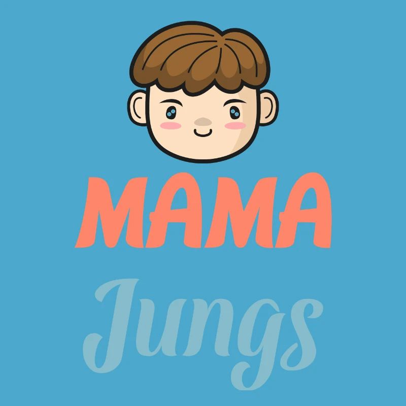 Mama von Jungs - Coole starke Mutter Geschenk