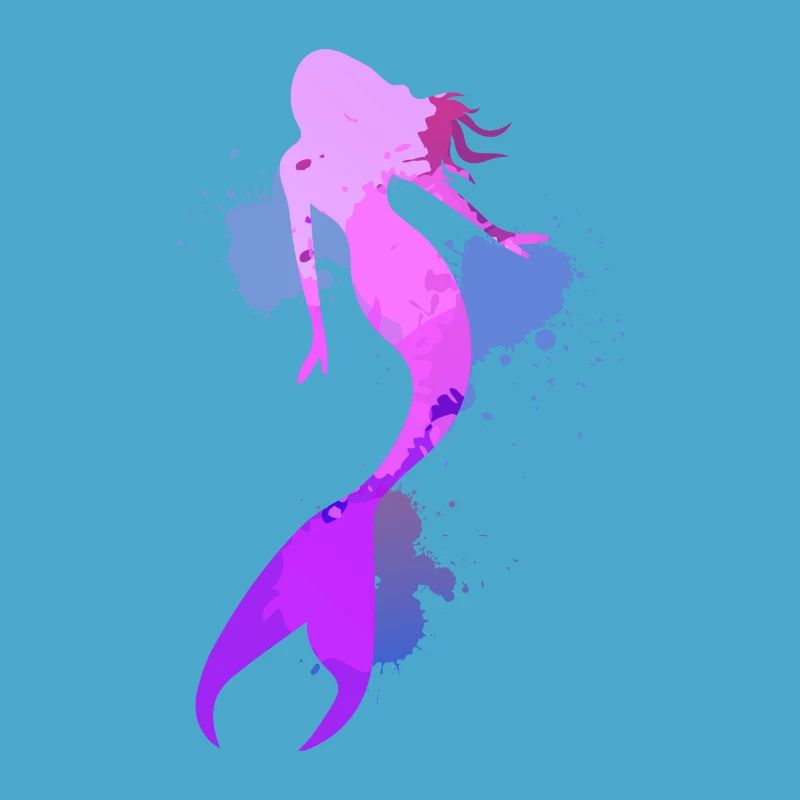 Sirène don mer natation créatures fabuleuses
