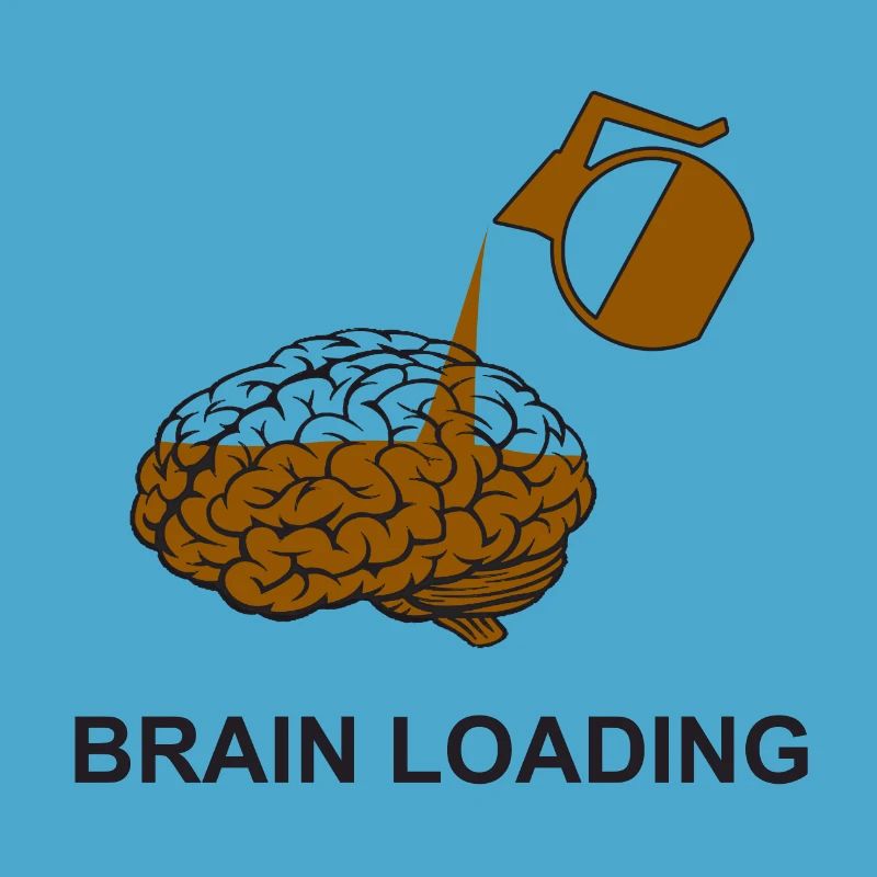 Brain loading by coffee
