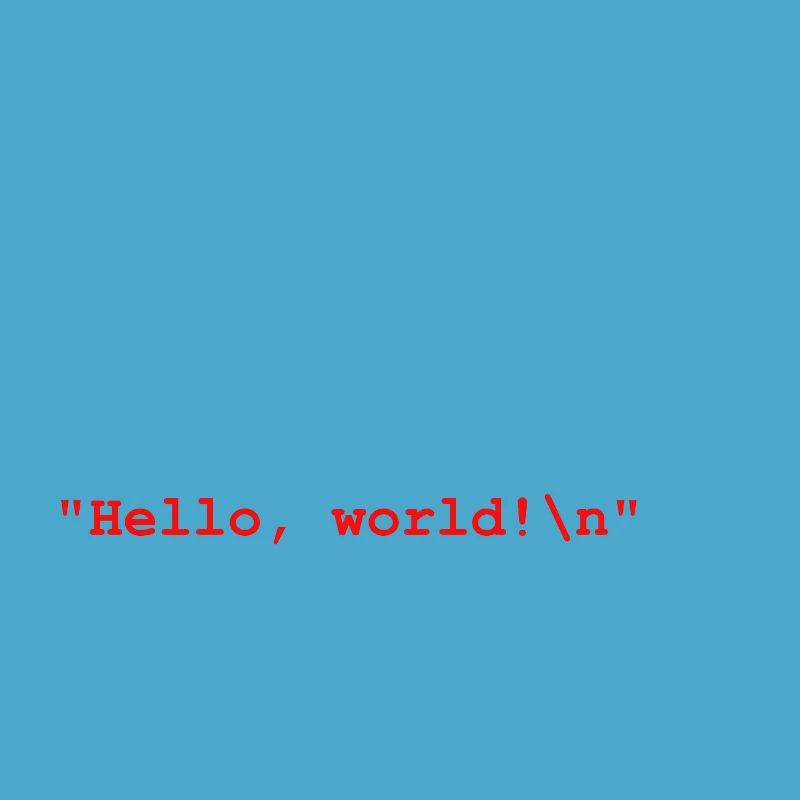 Hello World C++ Entwickler Programm Geschenk