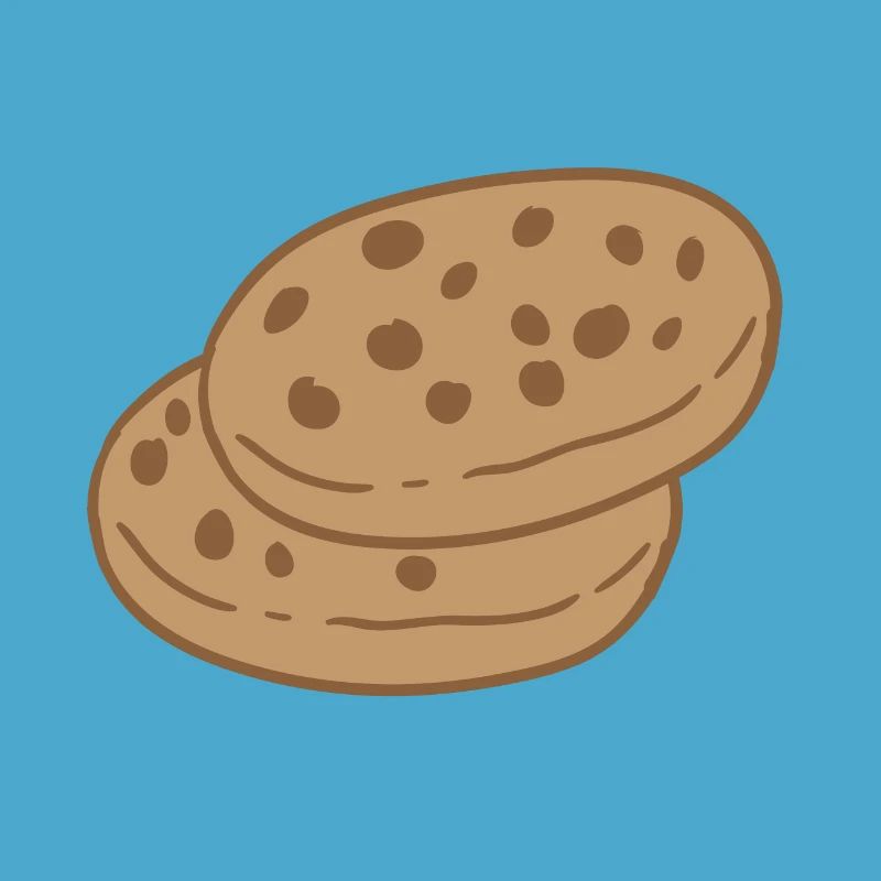 mignons biscuits bruns