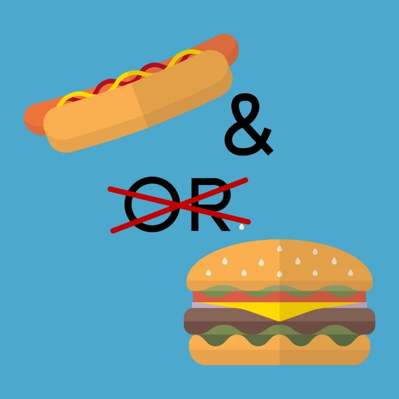 Hotdog oder Burger