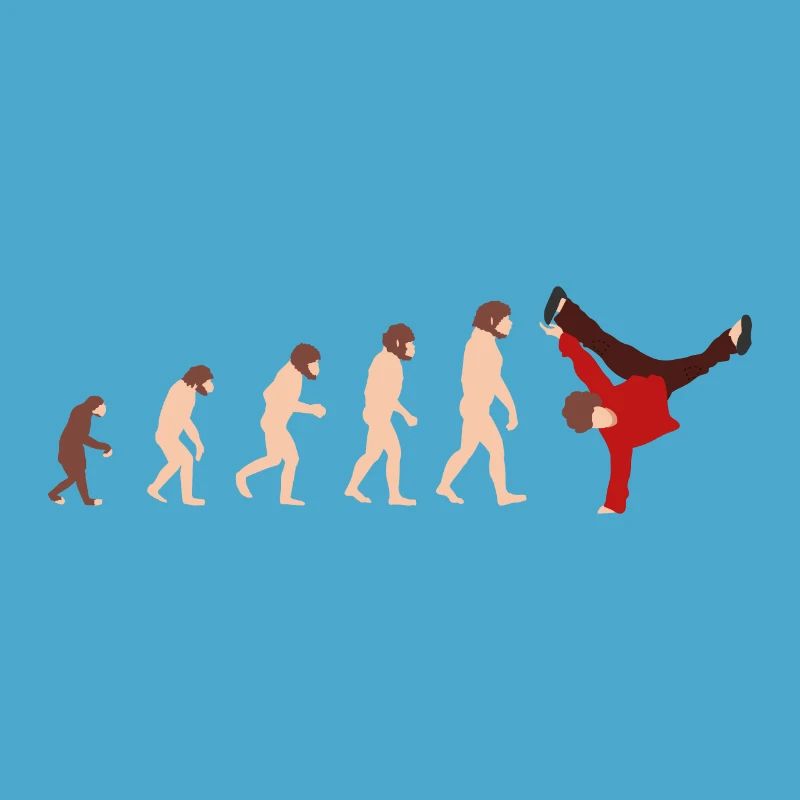 Evolution Breakdance Funny gift idea