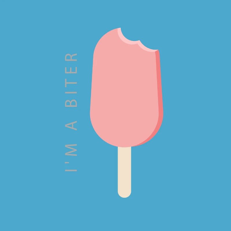 I'm a Biter Eis am Stiel rot