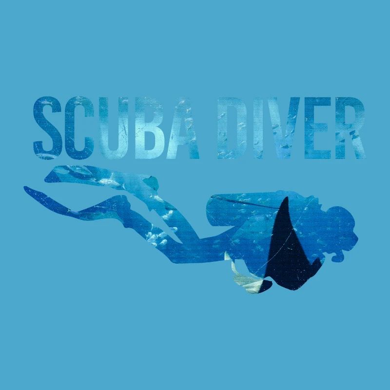 Double Exposure Scuba Diving Scuba Diver Gift Idea
