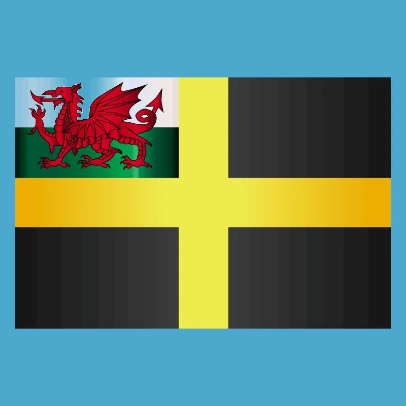 Drapeau de Saint David du Pays de Galles