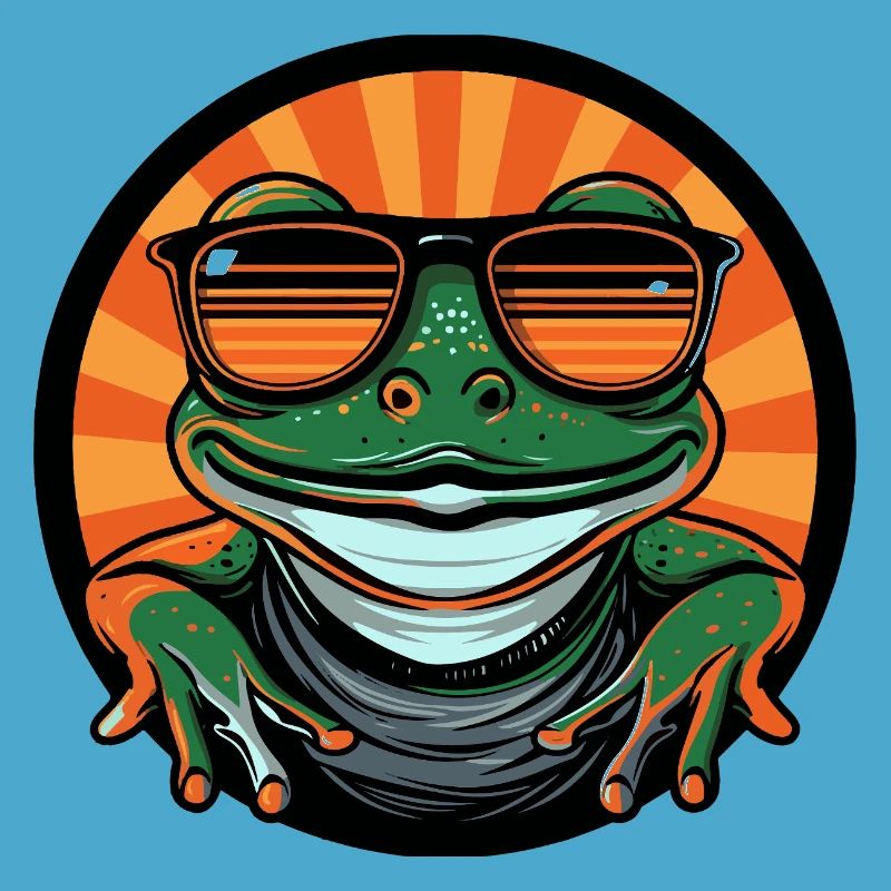 Frog Cool Summer