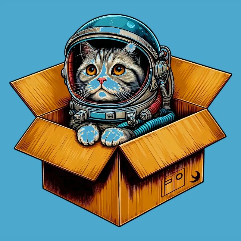 Astronaut Katze