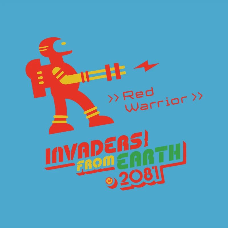 Invaders From Earth 2081 RED WARRIOR