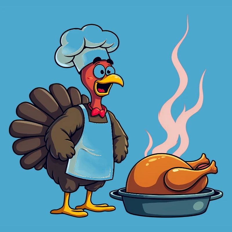 Cuisinier de dinde de Thanksgiving