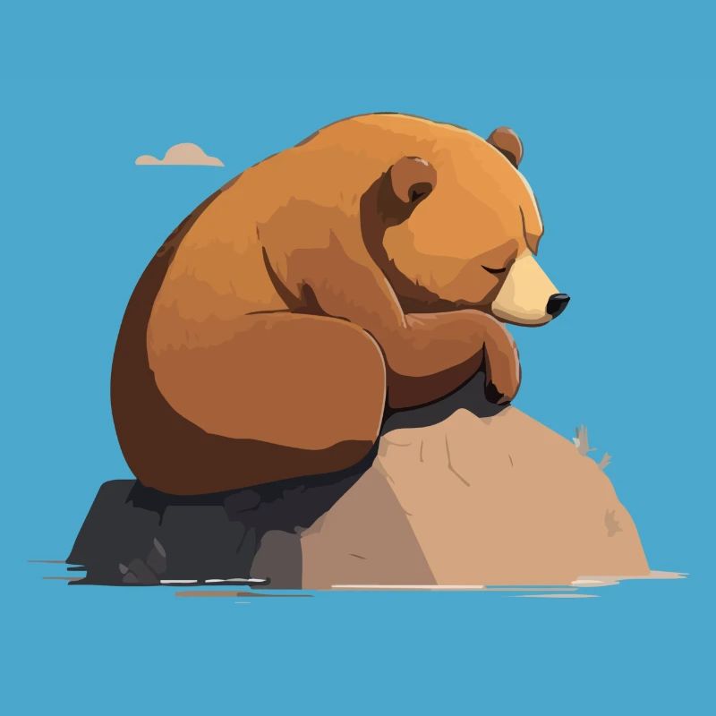 Daddy bear naps