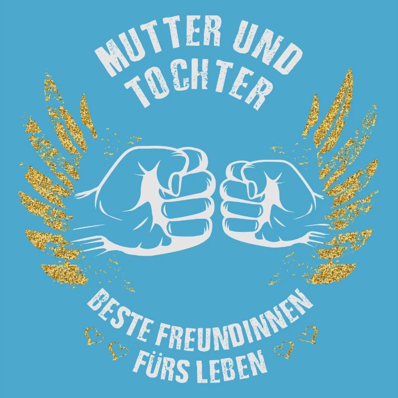 Mutter und Tochter Freundinnen