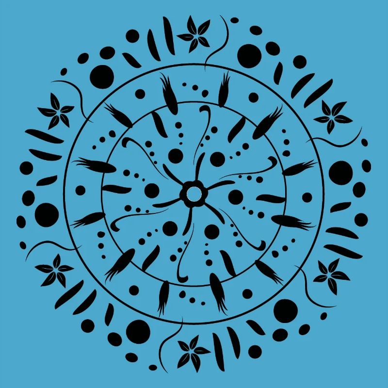 Grain Circle Pattern Gift Idea