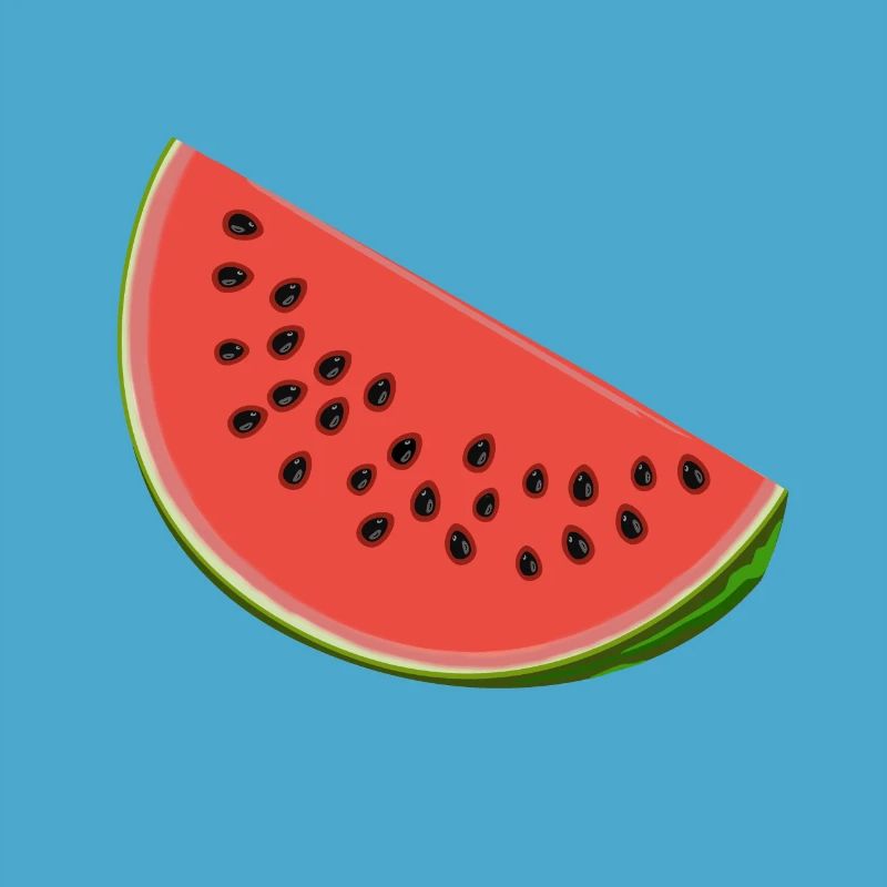 Wassermelone mit Samen