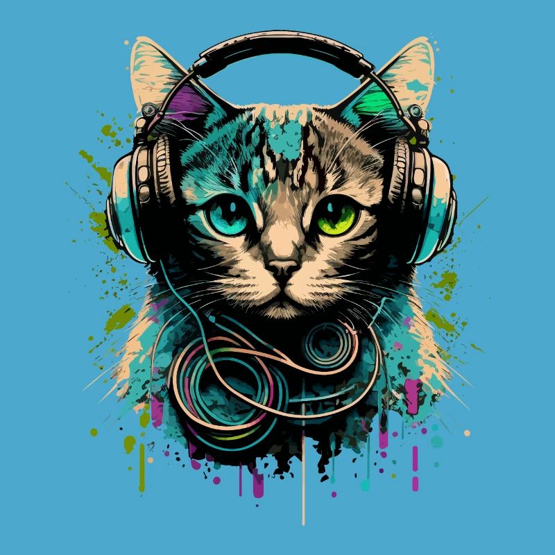 Chat avec casque