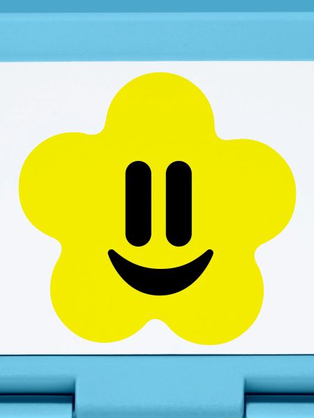 flower power smiley