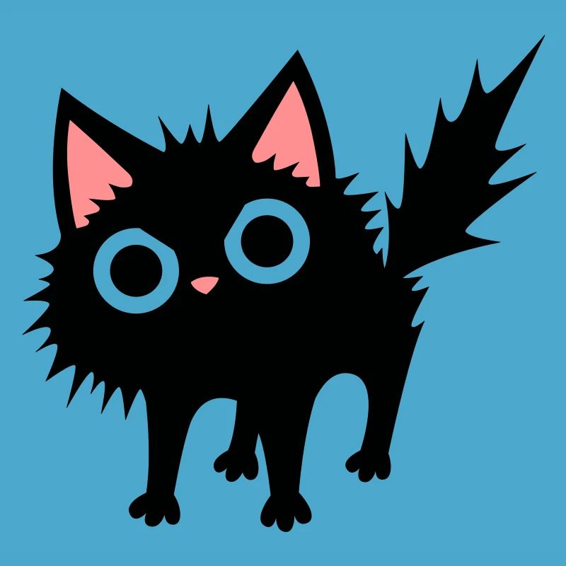 Schwarze Katze